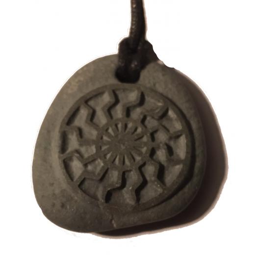 Black Sun gray (Pendant of stone)