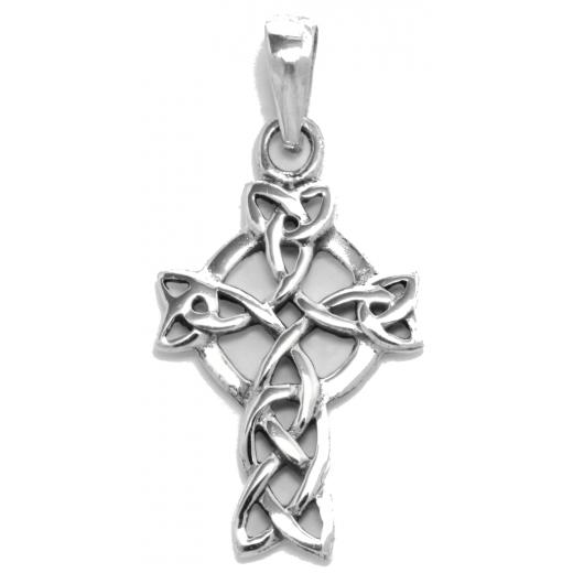 Cailin – kleines Keltenkreuz (Kettenanhänger in Silber)