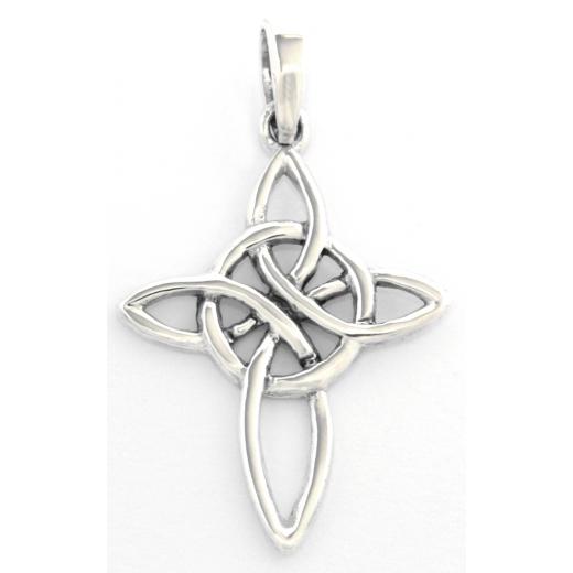 Aline - Keltisches Kreuz (Kettenanhänger in Silber)