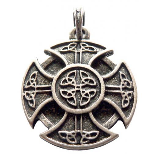 Cross of the Celts (Pendant in antiqued silver)