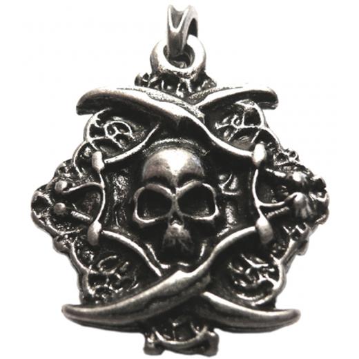 Pirates of the Caribbean (Pendant in antiqued silver)