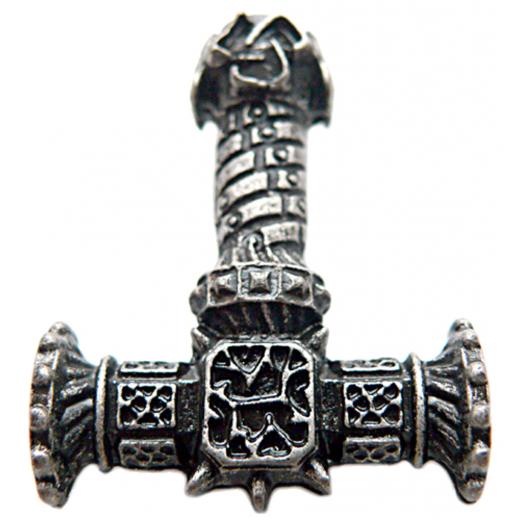 Vindir Hammer (Pendant in antiqued silver)