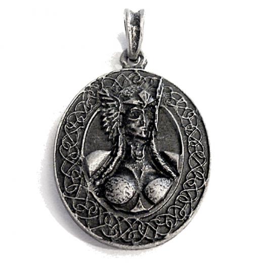 Valkyrie (Pendant in antiqued silver)