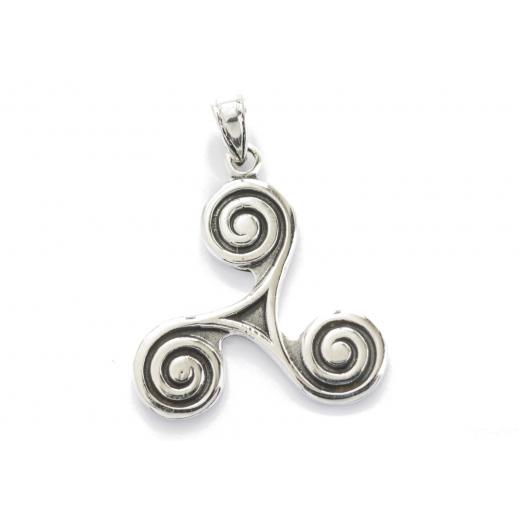Davina – keltische Triskele (Kettenanhänger in Silber)