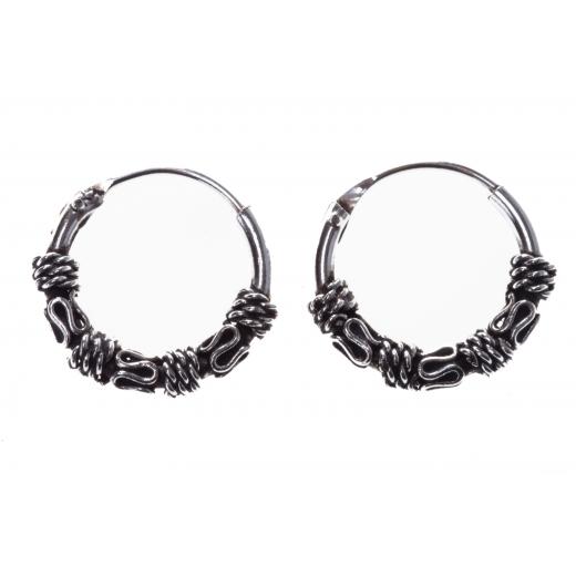 Amika - small hoops (earrings in silver)