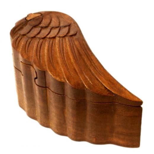 Angel wing (wooden jewelery box)