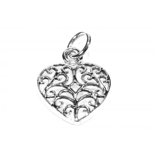 Mirja - Keltisches Herz (Kettenanhänger in Silber)