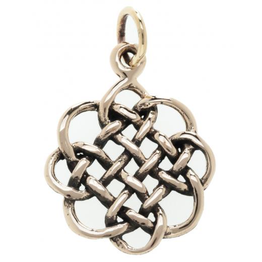 Caley - keltischer Knoten (Kettenanhänger in Bronze)