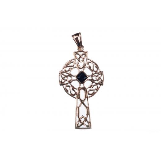 Arcana - keltisches Kreuz (Kettenanhänger in Bronze)