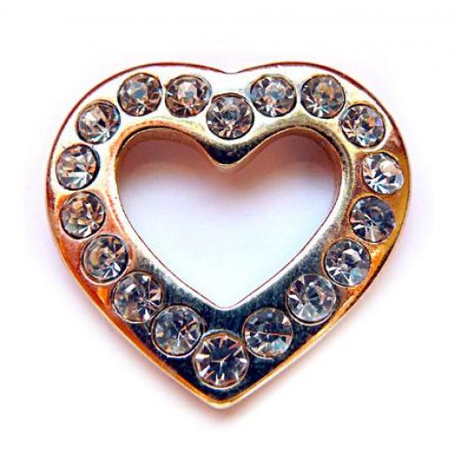 Diamond Heart (Pendant in Gold)