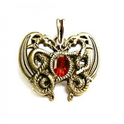 Dragonheart Red (Pendant in gold)