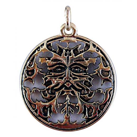 Green Man (Pendant in gold)