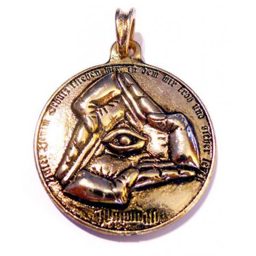 Illuminati (Pendant in gold)