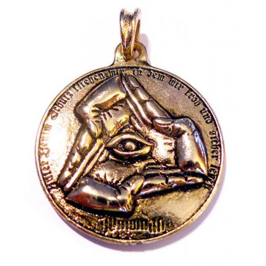 Illuminati (Kettenanhänger in Gold)