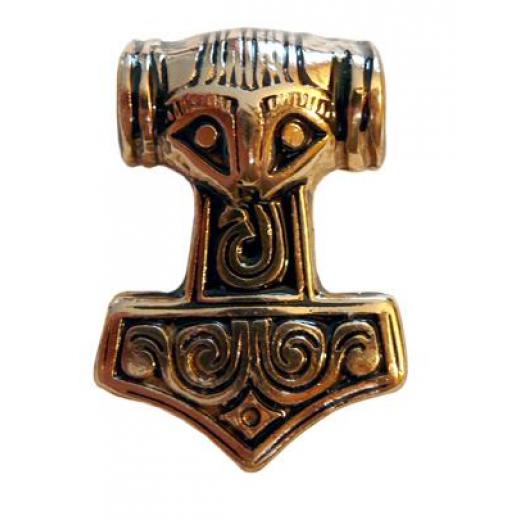 Thorhammer (Kettenanhänger in Gold)