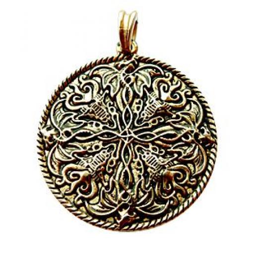 Nordic Dragon (Pendant in gold)