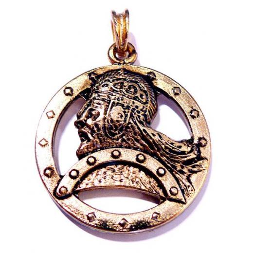 Nordic Warrior (Pendant in gold)