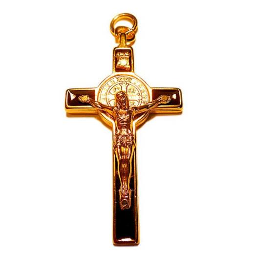 Das heilige Kreuz (Kettenanhänger in Gold)