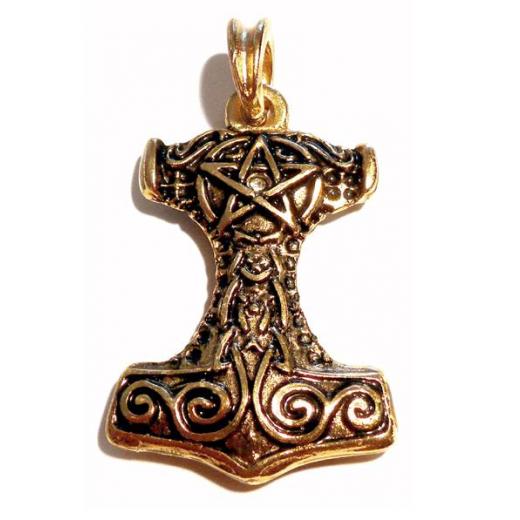 Thors Hammer (Pendant in gold)