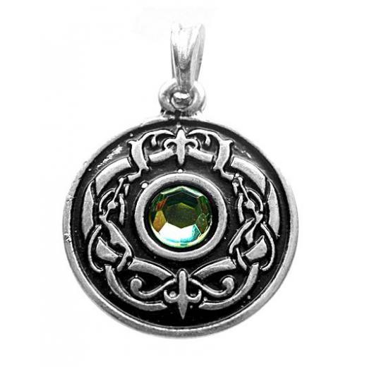Dragoneye Lightgreen (Pendant in silver)