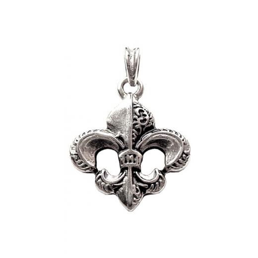 Fleur de Lys M (Pendant in silver)