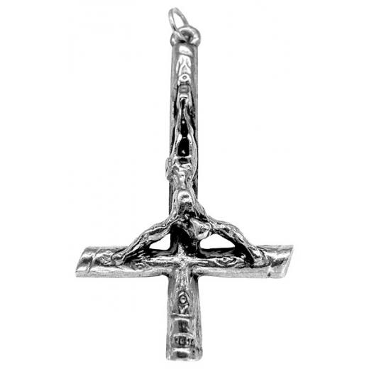 Inverted Cross (Pendant in silver)