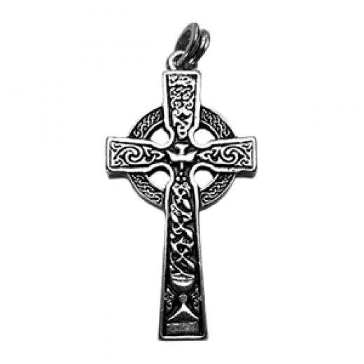 Keltenkreuz von Ahenny (Kettenanhänger in Silber)