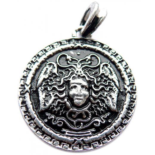 Medusa (Pendant in silver)