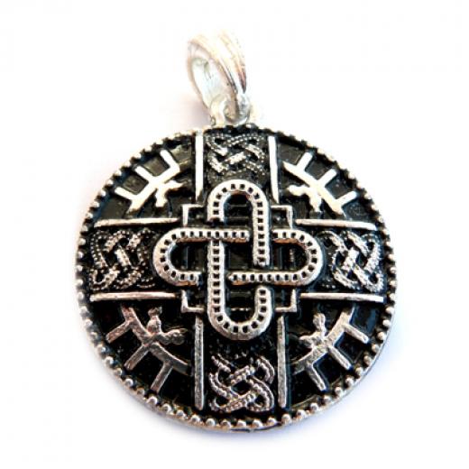 Merowinger Amulette (Pendant in silver)