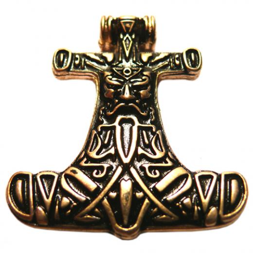 Hammer of Odin (Pendant in gold)
