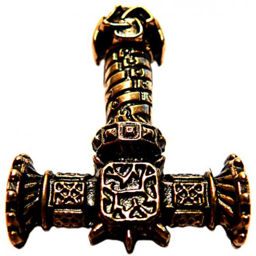 Vindir Hammer (Kettenanhänger in Gold)