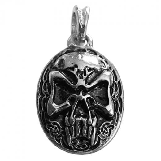 Nordic Skull (Pendant in silver)