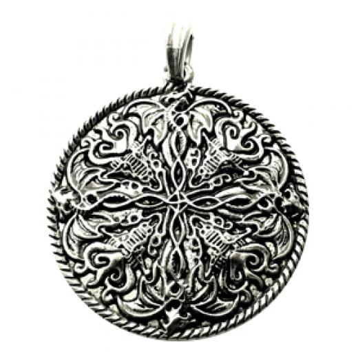 Nordic Dragon (Pendant in silver)