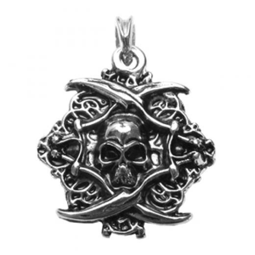 Piraten der Karibik (Kettenanhänger in Silber)