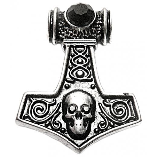 Skull Hammer (Kettenanhänger in Silber)