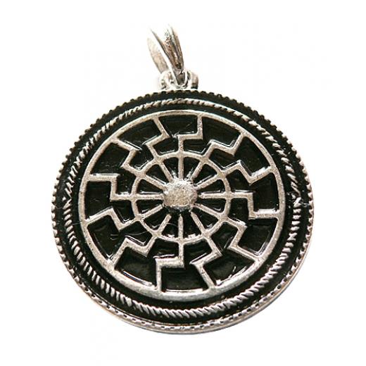 Black Sun (Pendant in silver)