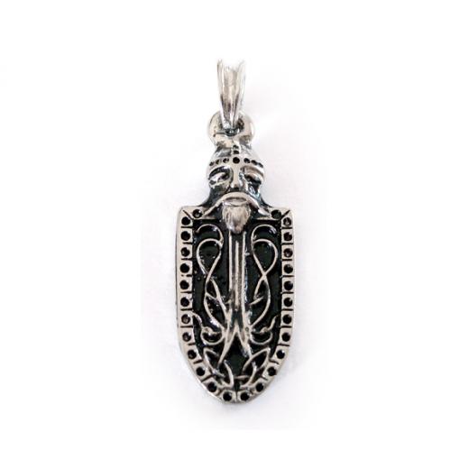 Viking Shield (Pendant in silver)