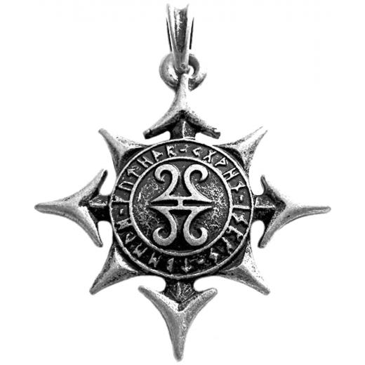Star of the Aesir (Pendant in antiqued silver)