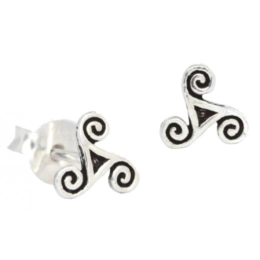 Dana Celtic Triskel (studs in silver)