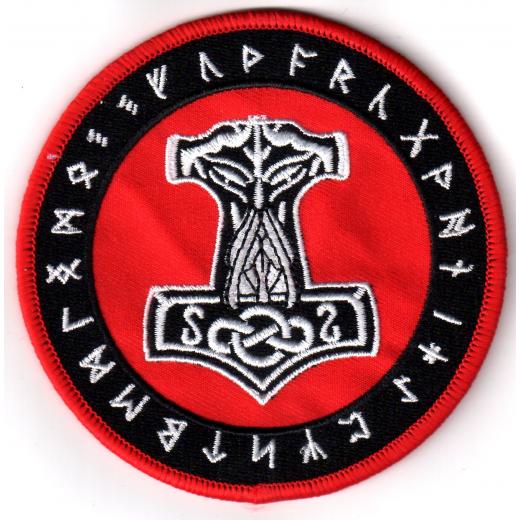 Mjoelnir Runes red (Patch)