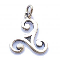 Lindi - Small Triskele (Pendant in Bronze)