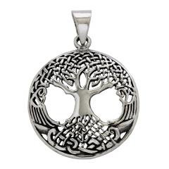 World Tree Yggdrasil (Pendant in silver)