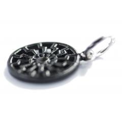 Black Sun - small black (Pendant in silver)