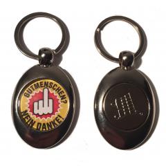 Gutmenschen - Nein Danke (Key ring with trolley coin in silver)