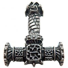 Vindir Hammer (Pendant in antiqued silver)
