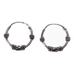 Arica - Hoops (earrings in silver)