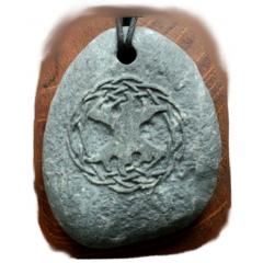 Yggdrasil - Weltenesche gray (Pendant from Stone)