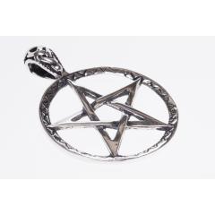 Pentagram - symbol of protection (Pendant in silver)