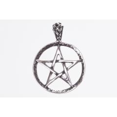 Pentagram - symbol of protection (Pendant in silver)