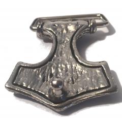 Thors Hammer Buckle (Gürtelschnalle in Silber)